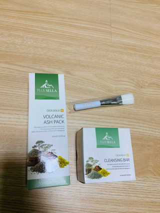 플러스셀라 시카골드 클렌징바 화산재팩 세트 — 5점을 준 리뷰어가 2020년 1월 올린 사용 사진