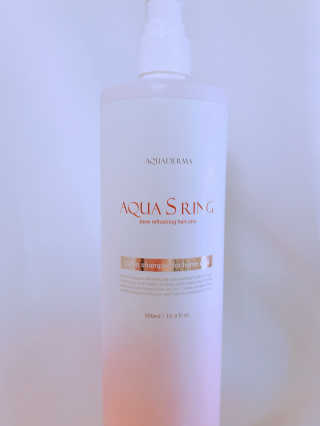 아쿠아큐링 아쿠아S링 퓨어리프레싱 헤어케어 500ml — 4.5점을 준 리뷰어가 2018년 8월 올린 사용 사진