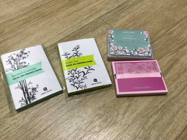 어반리브즈 기름종이 트라이얼SET 리뷰 사진