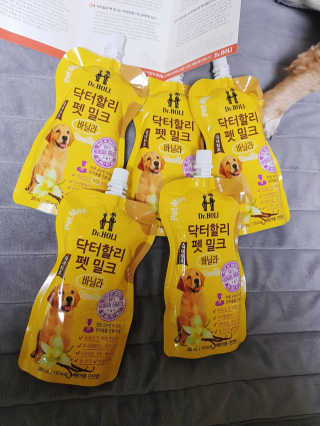 닥터할리펫밀크 8종 — 4점을 준 리뷰어가 2018년 10월 올린 사용 사진