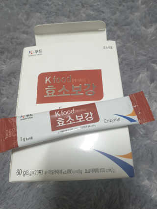 케이푸드 Kfood 효소보강 — 5점을 준 리뷰어가 2019년 12월 올린 사용 사진
