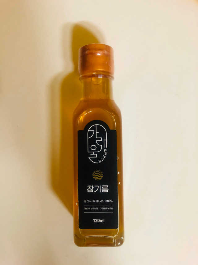 국내산 가래울영농조합 저온압착 고소한 참기름 120ml 리뷰 사진