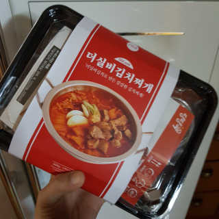 땡땡쿡 더실비김치찌개 2인분 710g 라면사리 포함 — 5점을 준 리뷰어가 2020년 2월 올린 사용 사진