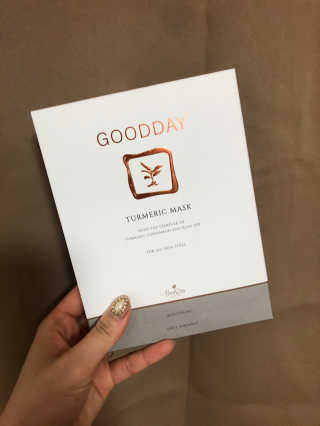 GoodDay Skincare GoodDay 강황 마스크 — 5점을 준 리뷰어가 2020년 2월 올린 사용 사진