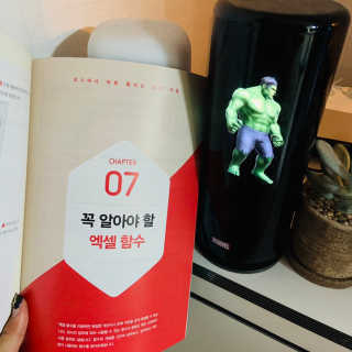 한빛미디어(주) 회사에서 바로 통하는 실무 엑셀 — 4.5점을 준 리뷰어가 2019년 6월 올린 사용 사진