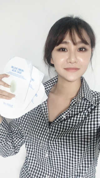 23years old 코쿤 윌로우 실키 마스크 — 5점을 준 리뷰어가 2018년 5월 올린 사용 사진