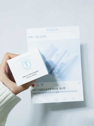 SN 에스엔 티크림 — 5점을 준 리뷰어가 2017년 12월 올린 사용 사진