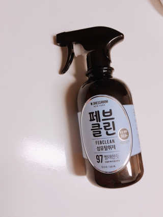 더블유드레스룸 페브클린 500ml — 4.67점을 준 리뷰어가 2018년 11월 올린 사용 사진