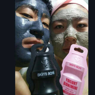 스킨스보니 요구르트 보니미니 워시오프 머드팩 — 5점을 준 리뷰어가 2017년 10월 올린 사용 사진