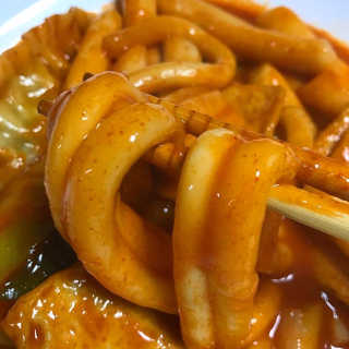 잠실맛집,홍코너떡볶이가우리집에[옛날맛,짜장맛옵션] — 5점을 준 리뷰어가 2019년 12월 올린 사용 사진