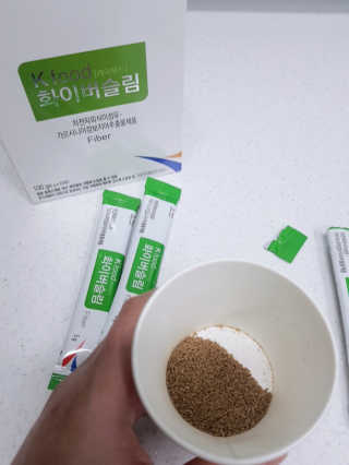케이푸드 똥기사의 Kfood 화이버슬림 — 5점을 준 리뷰어가 2019년 8월 올린 사용 사진