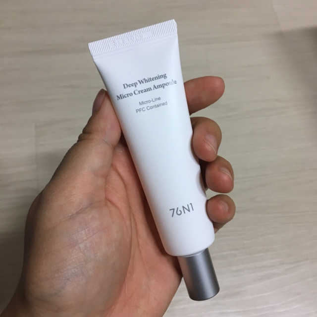 [76N1]딥 화이트닝 마이크로 크림앰플 리뷰 사진