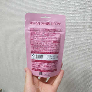 락토조이 구미젤리 복숭아맛 — 5점을 준 리뷰어가 2019년 6월 올린 사용 사진