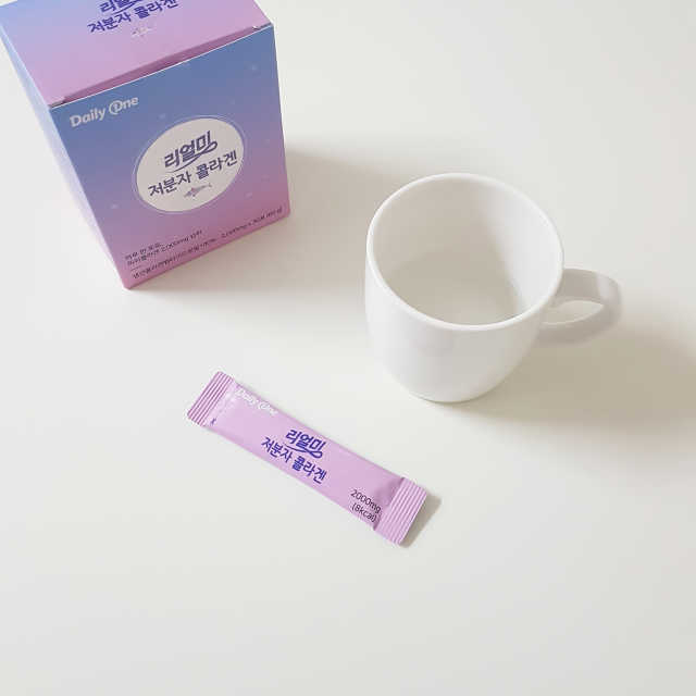 데일리원 리얼미 저분자 콜라겐 리뷰 사진