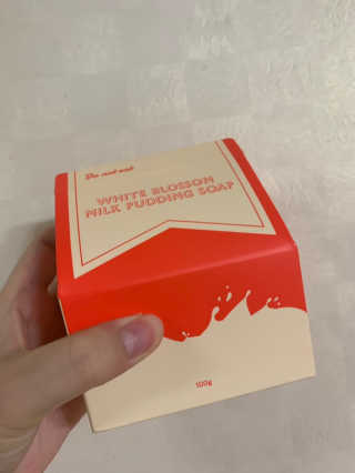 포피엠테라피 화이트 블라썸 밀크 푸딩솝 — 4점을 준 리뷰어가 2019년 7월 올린 사용 사진