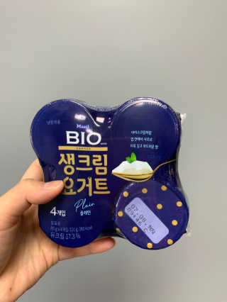 [매일 바이오] 생크림요거트 플레인 12개 + 유자 12개 — 5점을 준 리뷰어가 2019년 7월 올린 사용 사진