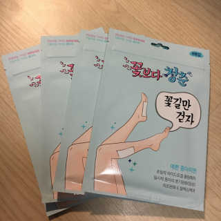 꽃보다청춘 꽃길만걷자 종아리패치 — 4.5점을 준 리뷰어가 2018년 4월 올린 사용 사진