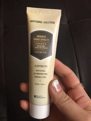 메이메리 쓰리이펙츠 모이스처 톤업크림 50ml — 4.5점을 준 리뷰어가 2019년 12월 올린 사용 사진