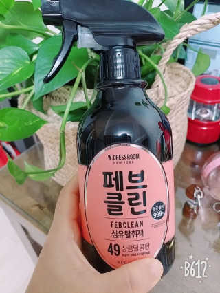 더블유드레스룸 페브클린 500ml — 4.33점을 준 리뷰어가 2018년 8월 올린 사용 사진