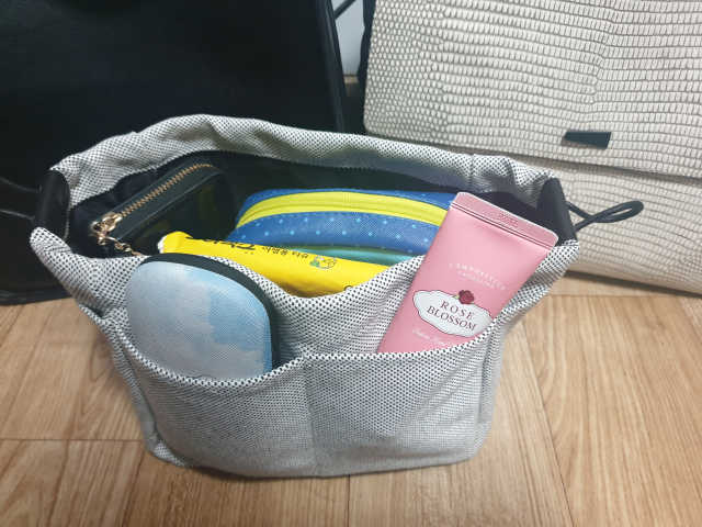캔버스 인서트백 리뷰 사진