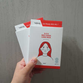 자이엘 S.O.S 레드 칙 케어팩 2 Box — 4.5점을 준 리뷰어가 2019년 11월 올린 사용 사진
