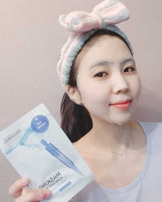 메디힐-마스킹 앰플 마스크 2종（1종 랜덤） — 5점을 준 리뷰어가 2019년 9월 올린 사용 사진