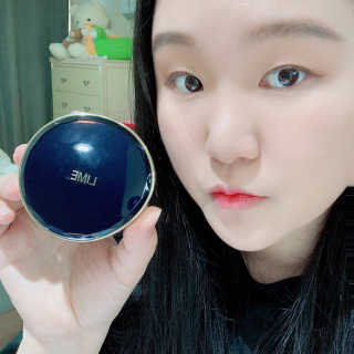 라임코스메틱 V 콜라겐 앰플 쿠션 — 5점을 준 리뷰어가 2020년 2월 올린 사용 사진