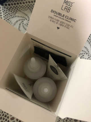 (주)에네스티 미스랩 더블 클리닉 헤어 컬러 크림 — 5점을 준 리뷰어가 2019년 10월 올린 사용 사진