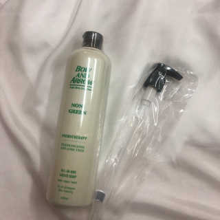 보우앤애로우 아로마테라피 올인원 리퀴드 솝 - 노니 그린 500ml — 4점을 준 리뷰어가 2019년 11월 올린 사용 사진