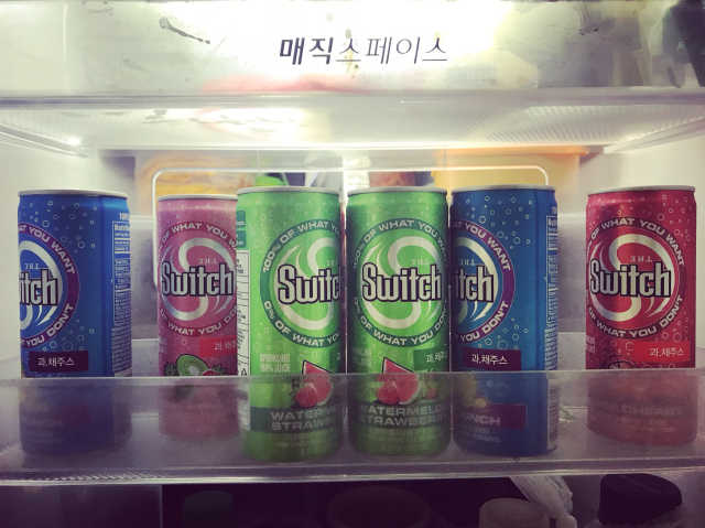 스위치 탄산주스 4종 리뷰 사진