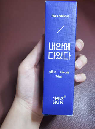 맨즈스킨 파란통 내안에다있다 — 4점을 준 리뷰어가 2017년 12월 올린 사용 사진