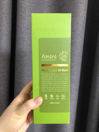 아미니 오일워시 시리즈 400ml（3종 중 1종 랜덤발송 — 5점을 준 리뷰어가 2019년 8월 올린 사용 사진