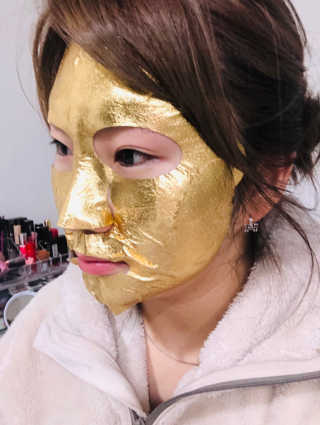 비알티씨 프레스티지 24K 골드 캐비어 호일 마스크 — 5점을 준 리뷰어가 2019년 3월 올린 사용 사진