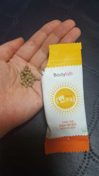 바디랩 오늘도 변모닝 7g 차전자피 식이섬유 — 3.83점을 준 리뷰어가 2018년 3월 올린 사용 사진