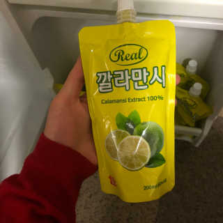 장수농가 리얼깔라만시 — 3.5점을 준 리뷰어가 2018년 4월 올린 사용 사진