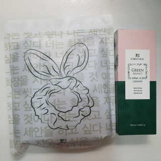 포레스트힐 그린 밸런스 클렌져 100ml + 토끼 헤어밴드 — 4점을 준 리뷰어가 2020년 3월 올린 사용 사진