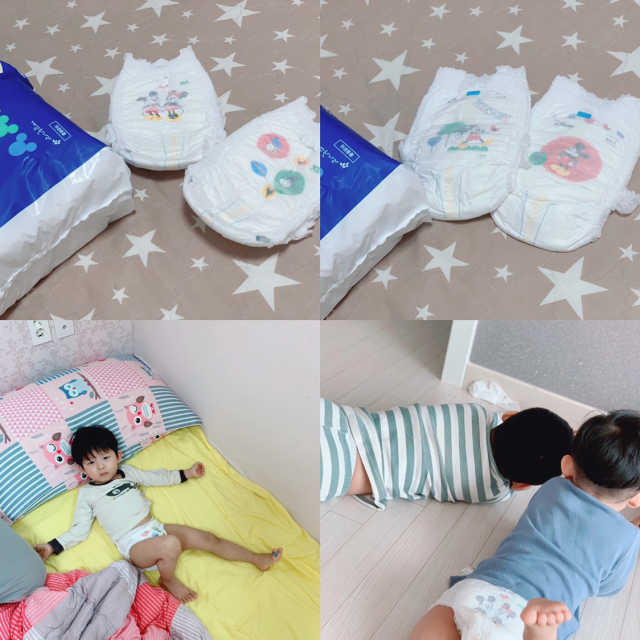 보솜이 베이비케어 팬티형 기저귀 리뷰 사진