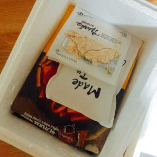 두번째 국떡 국가대표 떡볶이 1팩 + 영미칩 2봉 증정 — 3점을 준 리뷰어가 2019년 2월 올린 사용 사진