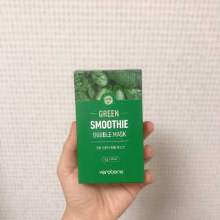 베로베네 그린 스무디 버블 마스크 — 5점을 준 리뷰어가 2020년 2월 올린 사용 사진