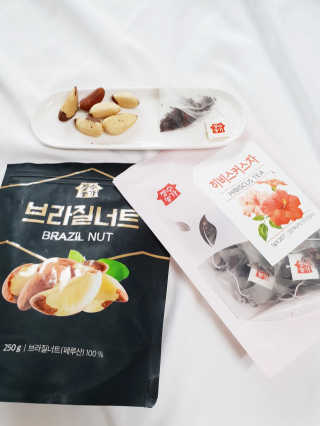 장수농가 브라질너트, 히비스커스 — 5점을 준 리뷰어가 2018년 7월 올린 사용 사진