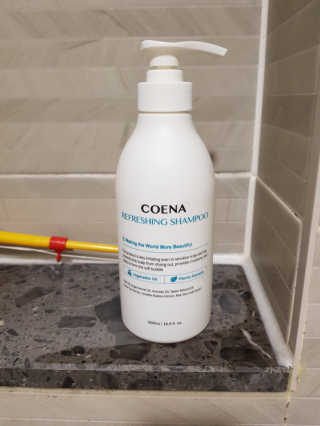 코에나샴푸 500ml — 5점을 준 리뷰어가 2019년 8월 올린 사용 사진