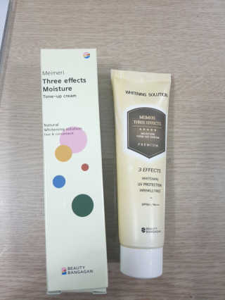 메이메리 쓰리이펙츠 모이스처 톤업크림 50ml — 5점을 준 리뷰어가 2020년 1월 올린 사용 사진