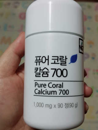 네츄럴굿띵스 퓨어 코랄 칼슘 700 30일분 — 5점을 준 리뷰어가 2018년 11월 올린 사용 사진