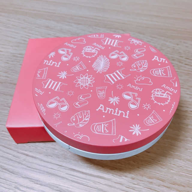 아쿠아 프로텍터 선쿠션 리뷰 사진