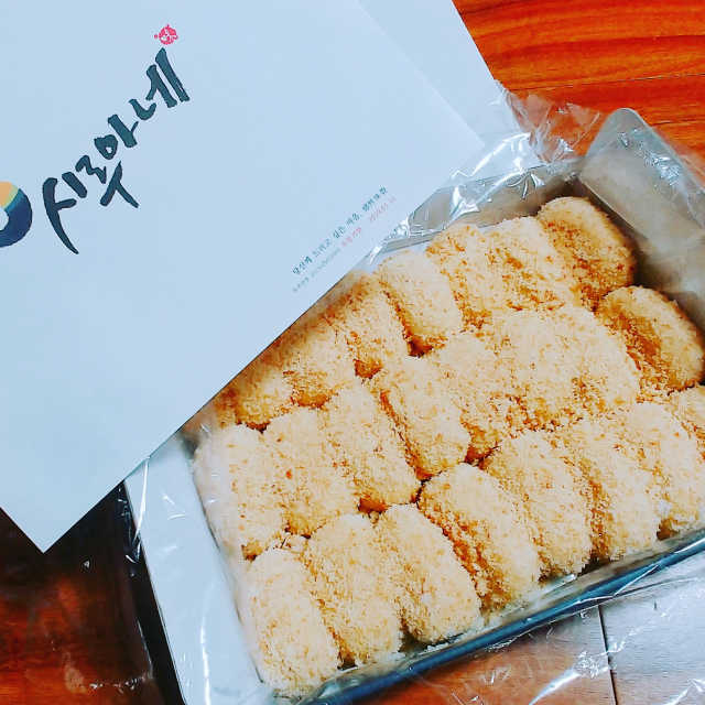 시루아네 옥수수떡 리뷰 사진