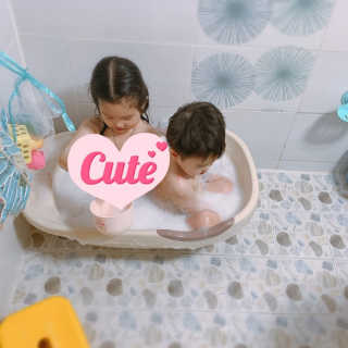 킨더퍼페츠 버블베이스 200g + 바바옐로우 200g — 5점을 준 리뷰어가 2020년 4월 올린 사용 사진