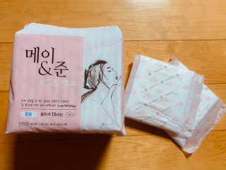 메이앤준 소프트맥스 생리대 — 3.5점을 준 리뷰어가 2019년 4월 올린 사용 사진