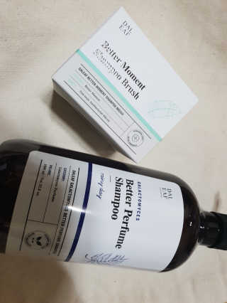 달리프 베러 퍼퓸 샴푸 1000ml 레이니데이 or 일랑로즈 — 5점을 준 리뷰어가 2018년 9월 올린 사용 사진