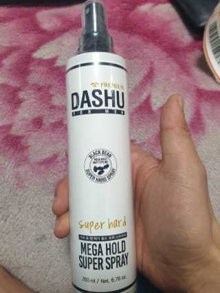 다슈코리아 다슈 포 맨 프리미엄 메가 홀드 슈퍼 스프레이 250ml — 4점을 준 리뷰어가 2019년 3월 올린 사용 사진