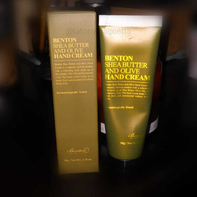 벤튼 시어버터 앤 올리브 핸드크림 리뷰 사진